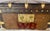 Vintage Louis Vuitton Cabin Steamer Trunk, Leather & Wood, France For Sale - Image 13 of 16