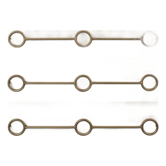 Matthew Izzo Home Roderick Antique White Matte Lacquer Three Drawer Chest With Brass Accents For Sale