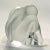 Glass 1990s Lalique Nu Assis - Yoga Pose Figure - Original Box For Sale - Image 7 of 12
