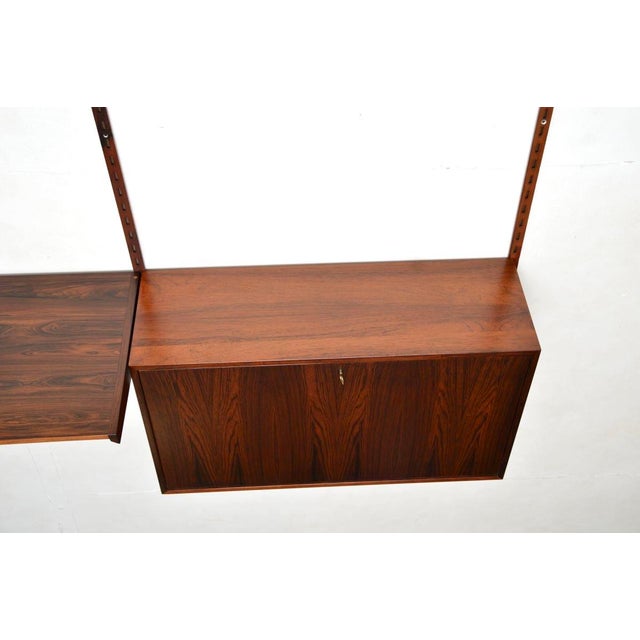 Wood Vintage Danish Wall Mounting Shelving System from FM Møbler, 1960 For Sale - Image 7 of 16