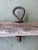 Antique Rustic Wooden Beam Rack With Hand-Forged Iron Hooks For Sale - Image 4 of 7