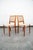 Mid Century Danish Modern Dining Chairs Set 4 Wool Teak Wood Svegards Sweden MCM For Sale - Image 10 of 12