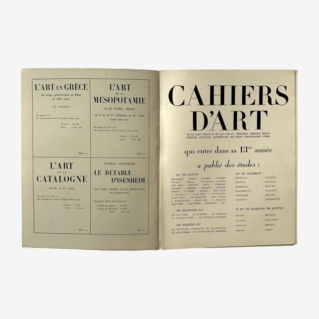 Black Vintage Original 1937 Cahiers D’Art: Souvenirs De L’Exposition For Sale - Image 8 of 8