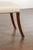 19th Century English Regency Bench with Saber Legs and Custom Linen Upholstery For Sale - Image 12 of 12