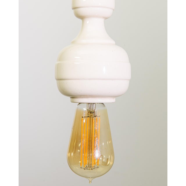 Ceramic Pendant Lamp For Sale In Greensboro - Image 6 of 13