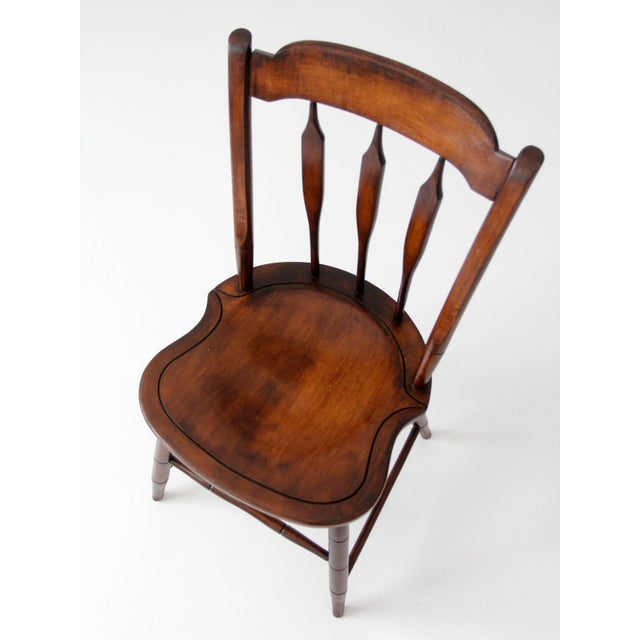 Mid 20th Century Vintage Windsor Side Chair For Sale - Image 5 of 12