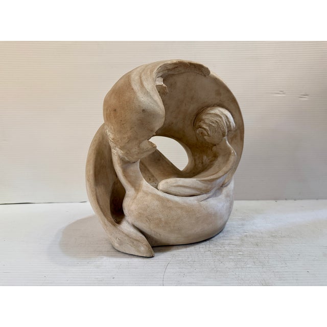Off-white "Beginnings" by David Fisher for Austin Production, 1984 For Sale - Image 8 of 10