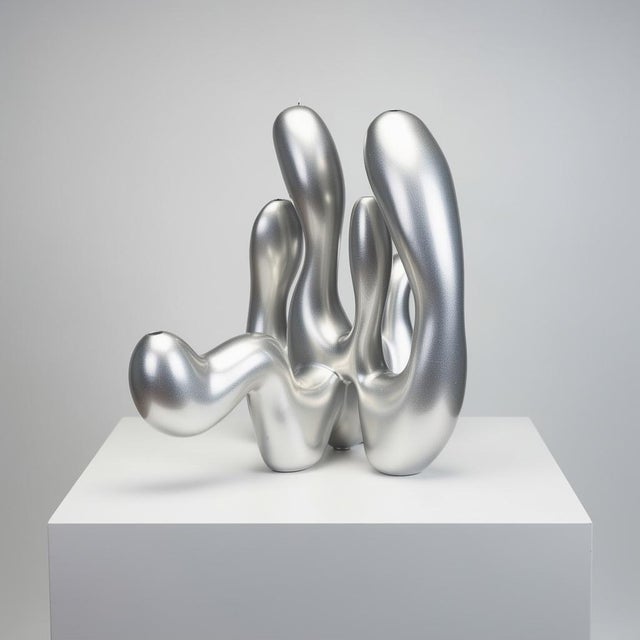 Sculptural Candleholder A reflective sculptural object designed to hold light, mirror its surroundings, and elevate the...