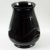 An elegant 1930s French Art Deco black glass vase manufactured by Verreries d'Art de HEM and designed by Michel Herman....