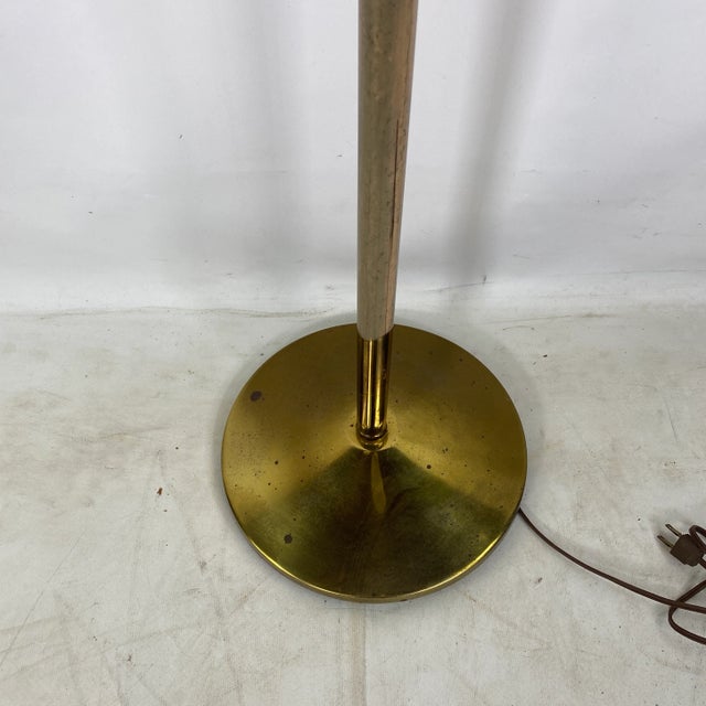 Mid-Century Modern Mid Century Brass Atomic Style Floor Lamp For Sale - Image 3 of 12