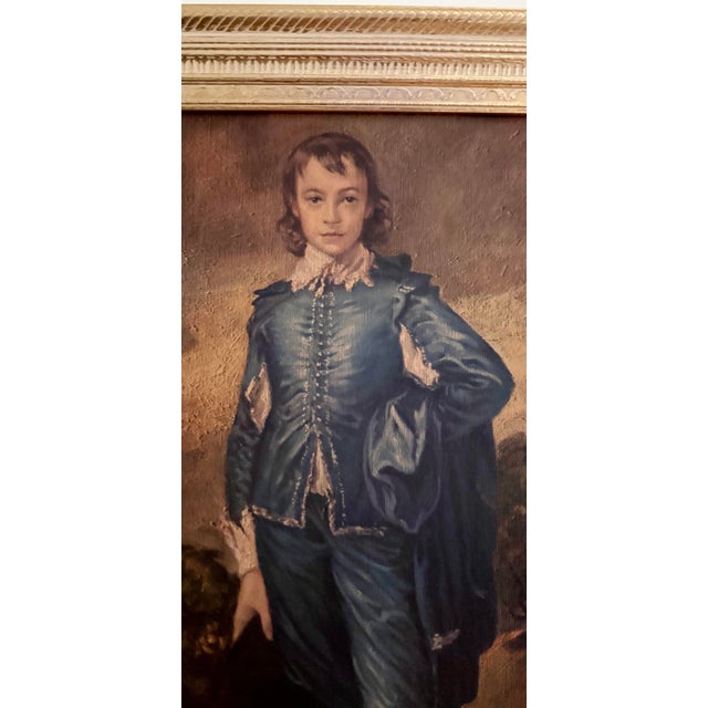 Mid-Century Modern Mid 20th Century Thomas Gainsborough’s Blue Boy and Thomas Lawrence’s Pinkie Portrait Prints - Set of 2 For Sale - Image 3 of 12