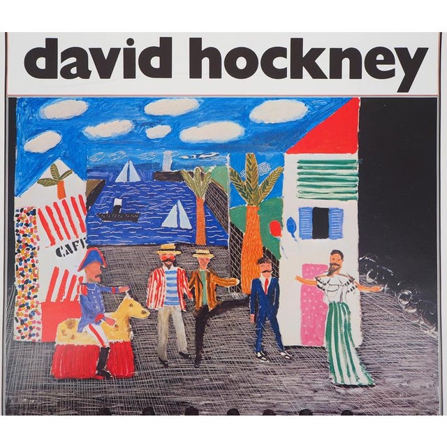 David HOCKNEY Theatre: Tiresias, 1981 Original vintage poster in offset printing Published by Imprimerie Union (Paris) On...