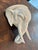 Grand Tour Vintage Italian White Glazed Elephant Head Wall Shelves / Brackets, Pair For Sale - Image 3 of 12