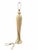 This is a vintage 1980s postmodern plaster floor lamp. It features a textured cream-white body with sweeping, hand-painted...