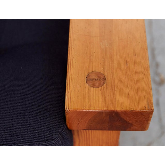 Blue Set of Patron Lounge Chair and Ottoman by Christer Lundén for Broby Nya Möbler AB, 1974, Set of 2 For Sale - Image 8 of 18