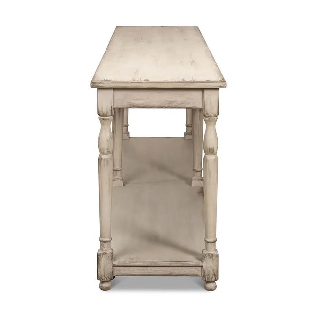 French Provincial Long Console For Sale - Image 4 of 12