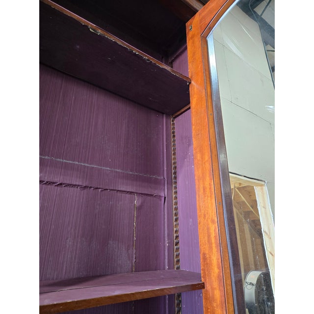 1900-1909 Monumental English Edwardian Mahogany Library Bookcase Cabinet For Sale - Image 9 of 13