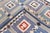 Blue Vintage Swedish Flat Weave Rug “The Girls in the Window” Designed by Edna Martin For Sale - Image 8 of 8