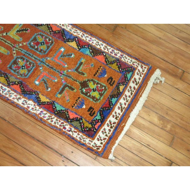 Zabihi Collection Skinny Long Vintage Turkish Anatolian Runner - 1'11" x 16'10" For Sale - Image 4 of 8