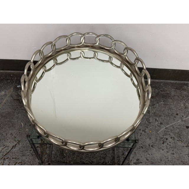 Z Gallerie Circa Mirrored Tray For Sale In San Francisco - Image 6 of 12