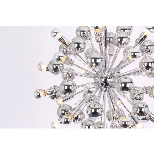 Exclusive and rare chrome sputnik pendant lamp designed by cosack during the 1970s. Sockets: it needs 31 x e14 small...