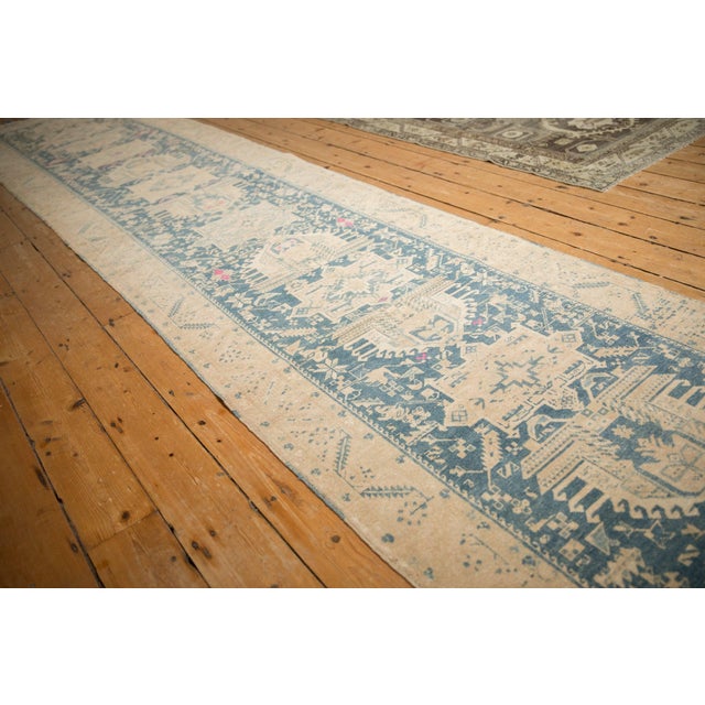Vintage Distressed Northwest Persian Rug Runner - 3'3" x 14'3" For Sale - Image 10 of 12