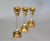 Mid-Century Modern Lucite & Brass Candle Holders or Candlesticks - Set of 3 For Sale - Image 12 of 13