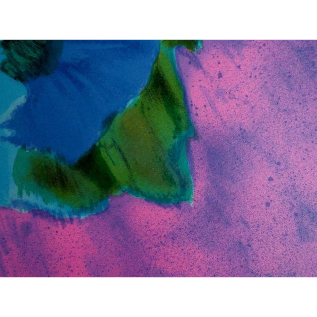 Claude Hemeret, Multicolored Bouquet, Lithograph For Sale - Image 7 of 10