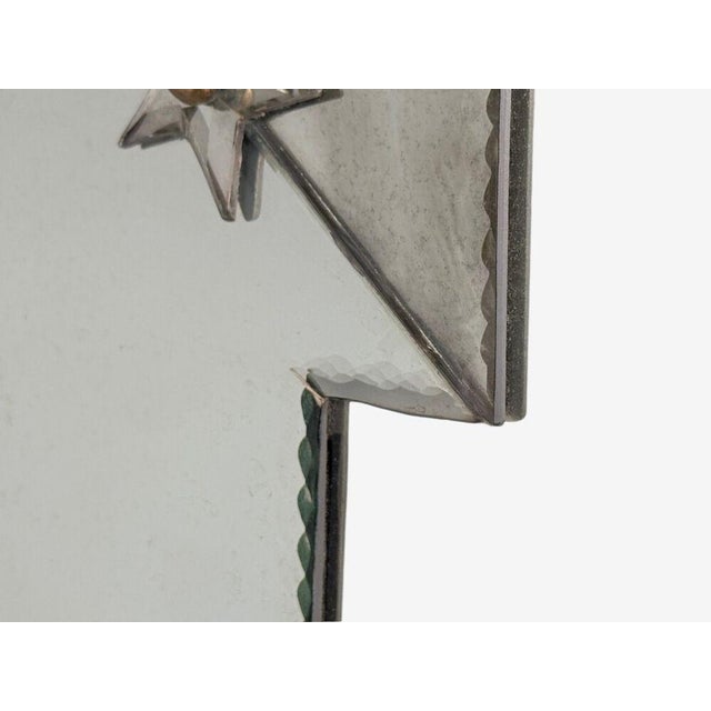 Art Deco Style, Antique and Beveled Glass, Venetian Wall Mirrors, 21st C. For Sale In New York - Image 6 of 8