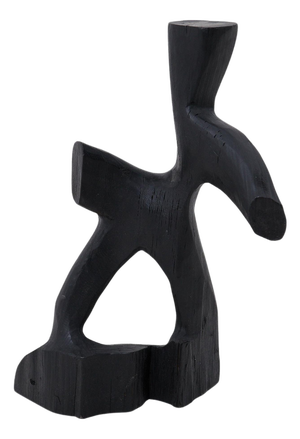 Abstract Charred Wood Sculpture by Logniture