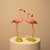 Vintage Mexican Paper Mache Flamingos Pair-Tonala Folk Art-Figurines-Tropical For Sale - Image 4 of 11