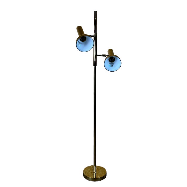 Vintage Two-Bulb Adjustable Floor Lamp by Cosack Leuchten, 1960s For Sale