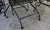 Metal Mid-Century Woodard Briarwood Wrought Iron Dining Set With Eight Spring Chairs, Attributed For Sale - Image 7 of 12