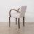 Mid-20th Century French Wood and Linen Side Chair For Sale - Image 9 of 15