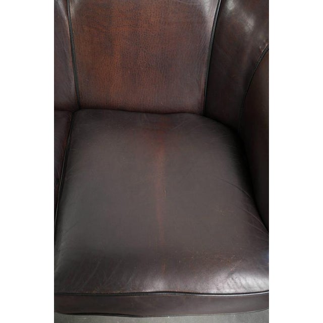 Animal Skin Three-Seater Sofa in Sheepskin Leather For Sale - Image 7 of 15