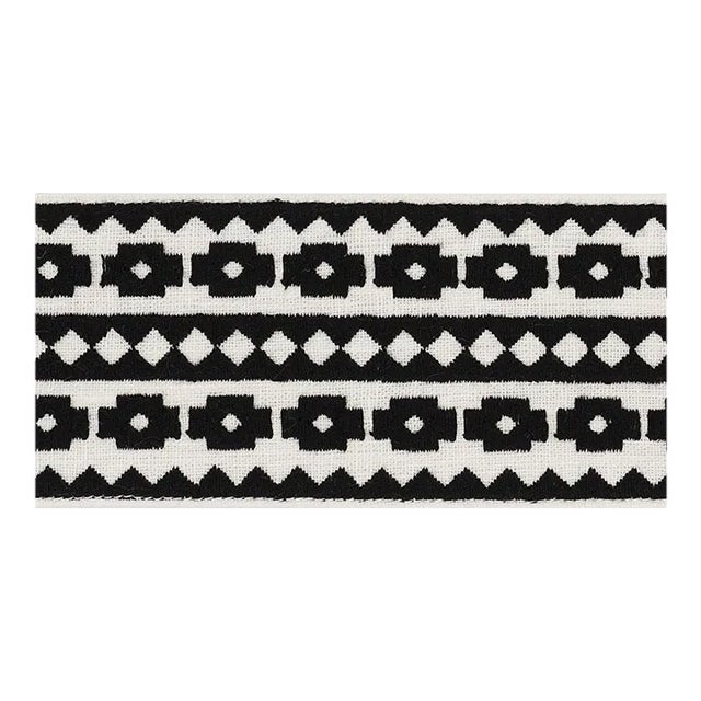 Sample - Schumacher Talitha Tape in Black For Sale