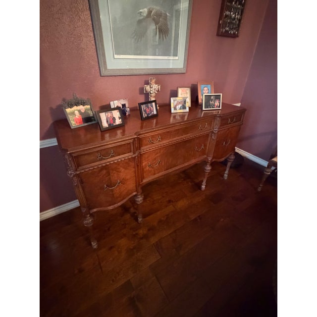 Beautiful Antique Mahogany Dining Set – 9 Pieces -- Built in 1938 Looking for a high-quality restoration project or a...
