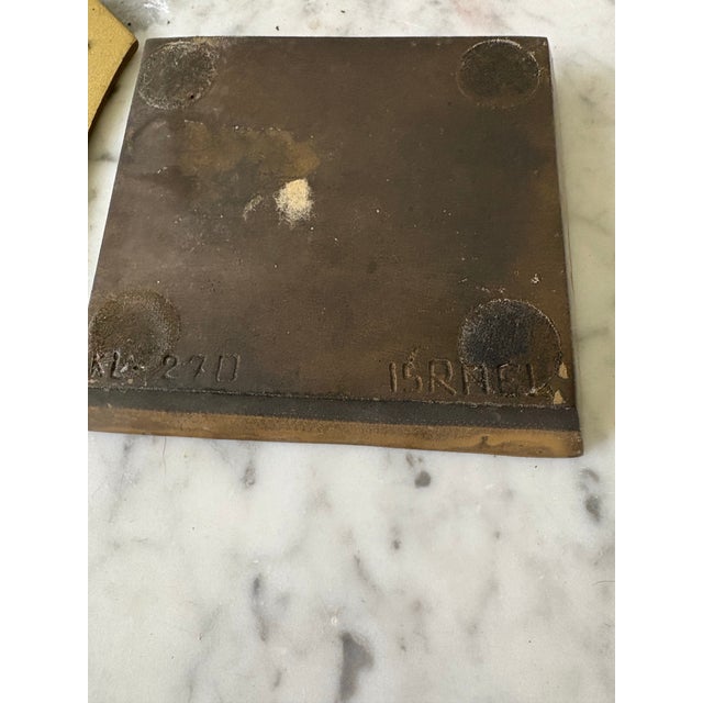 Mid-Century Modern Vintage Brass Box Stamped Israel For Sale - Image 3 of 7