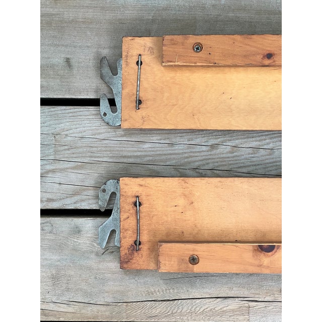 Mid 20th Century Vintage Franklin Shockey "Sculptured Pine" Full Bed Frame For Sale - Image 5 of 6