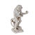 Enamelled Terracotta Monkey Figurine For Sale - Image 10 of 11