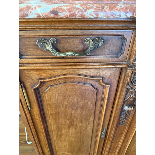 Antique Louis XIV Marble Top Buffet For Sale - Image 10 of 12