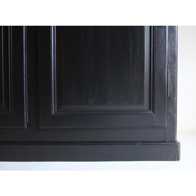 Large Vintage Black Wardrobe For Sale - Image 17 of 18