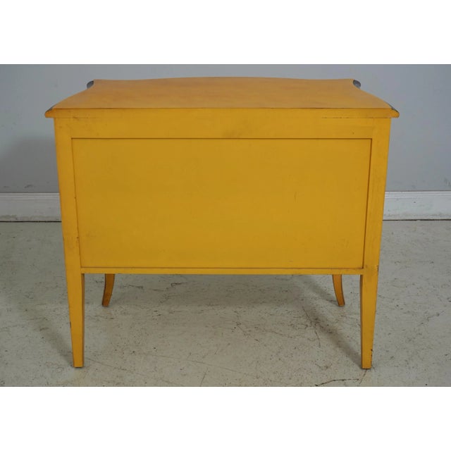 Baker Chinoiserie Paint Decorated 2 Drawer Commode Chest For Sale - Image 11 of 12