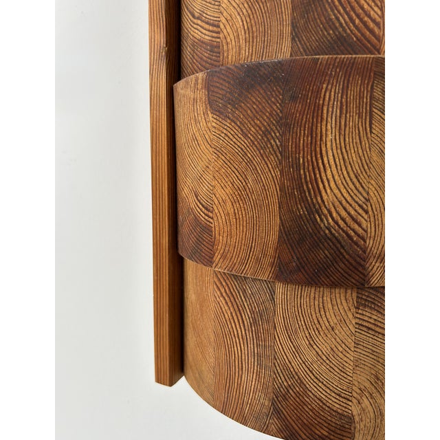 Vintage Pine Wall Light, Sweden, 1970 For Sale - Image 9 of 11