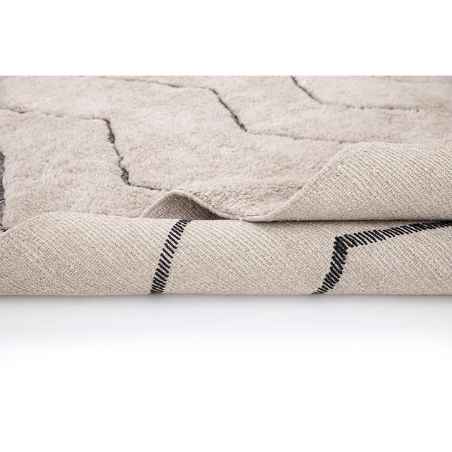 Early 21st Century Hand-Knotted Wool Rug by Azele Studio For Sale - Image 5 of 10