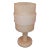Mid 20th Century French Alabaster Bedside Torchiere Lamp For Sale