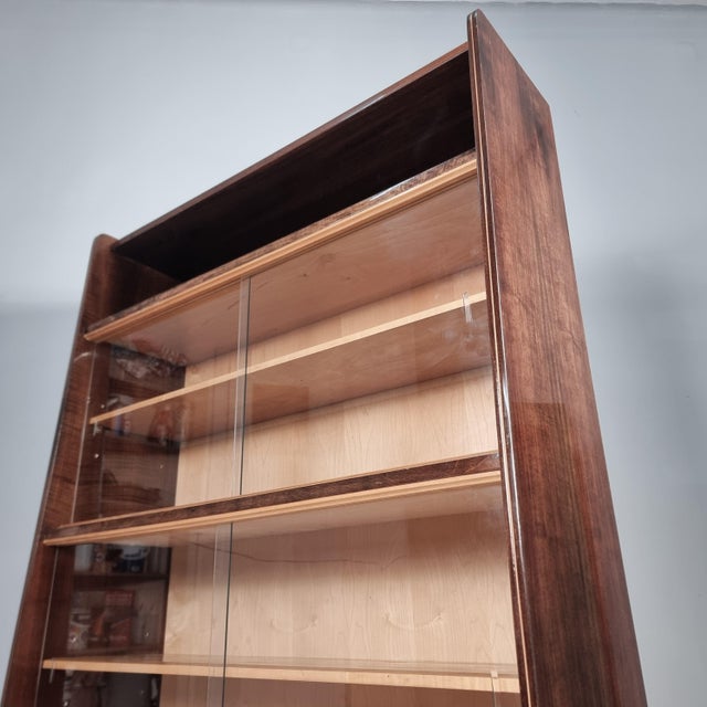 Brown Vintage Vitrine from Tatra, 1970s For Sale - Image 8 of 13