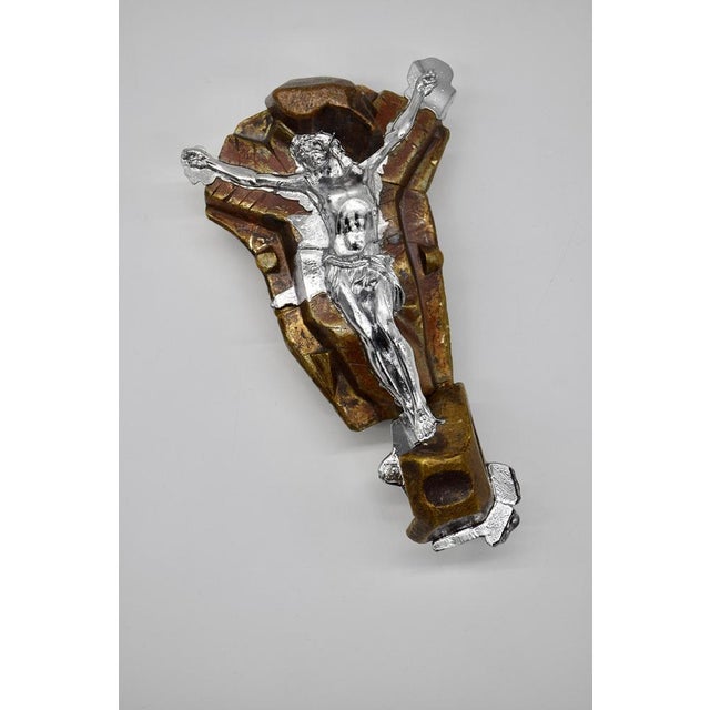 Gold Bronze Christ Statuette, 1900 For Sale - Image 8 of 18