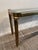 1960's Vintage in the Manner of Mastercraft Hollywood Regency Brass Console Table For Sale - Image 9 of 10