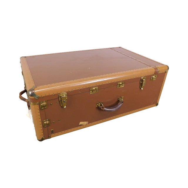 Hartmann Tourobe Vintage 1940 S Leather Wardrobe Steamer Trunk